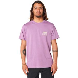 Rip Curl Surf Paradise F&b Short Sleeve T-shirt Paars 2XL Man