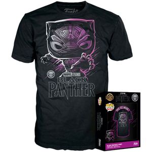 Funko Marvel Black Panter Short Sleeve T-shirt Paars XL