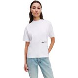 Karl Lagerfeld - Reg Box Floral - T-shirt - Zwart - Katoen