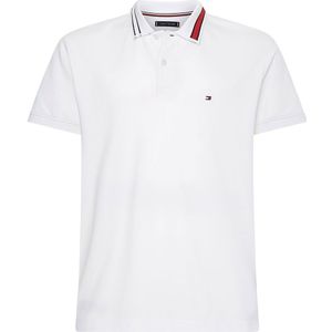 Tommy Hilfiger Sophisticated Tipping Regular Short Sleeve Polo Wit S Man