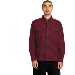 Volcom - Augustone - Overhemd - Navy / Merlot