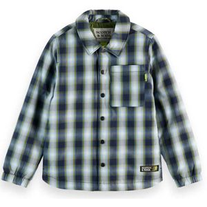 Scotch & Soda Padded Checked Overshirt