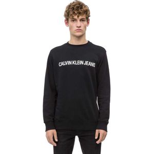 Calvin Klein Jeans Logo Sweatshirt Zwart S Man