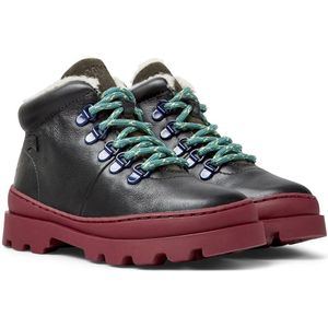 Camper - Brutus - Veterlaarzen - Zwart - Leren en Nubuck