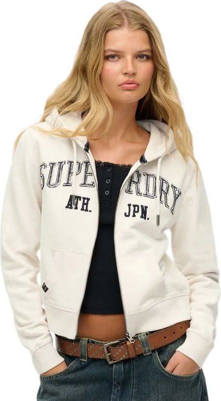 Superdry - Athletic Essential - Sweatshirt - Cropped - Met Rits