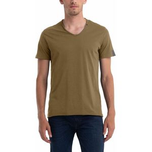 Replay M3591 .000.2660 Short Sleeve V Neck T-shirt Groen XL Man