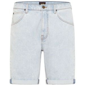 Lee 5 Pocket Regular Fit Denim Shorts Blauw 29 Man