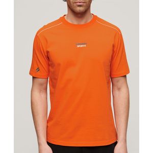 Superdry Sport Tech Logo Relaxed Short Sleeve T-shirt Oranje S Man