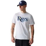 New Era - T-shirt - Tampa Bay Rays Nos MLB Regular - Zwart