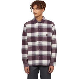 Dickies - Blouses - Plaid Coaling LS Shirt - Paars - Wol