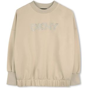 DKNY - D62393 - Sweatshirt - Beige - 14 Jaar Meisjes