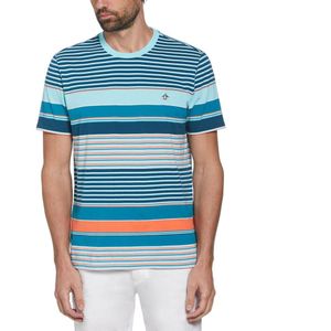 Original Penguin Eng Stripe Short Sleeve T-shirt Veelkleurig L Man