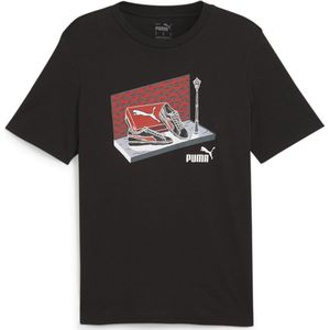 Puma Graphics Sneaker Box Short Sleeve T-shirt Zwart L Man