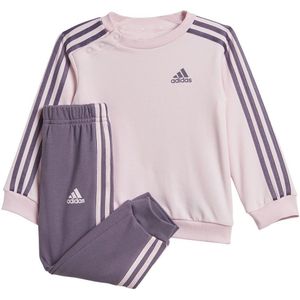 Adidas Essentials 3 Stripes Jogger Set Paars,Roze 6-9 Months