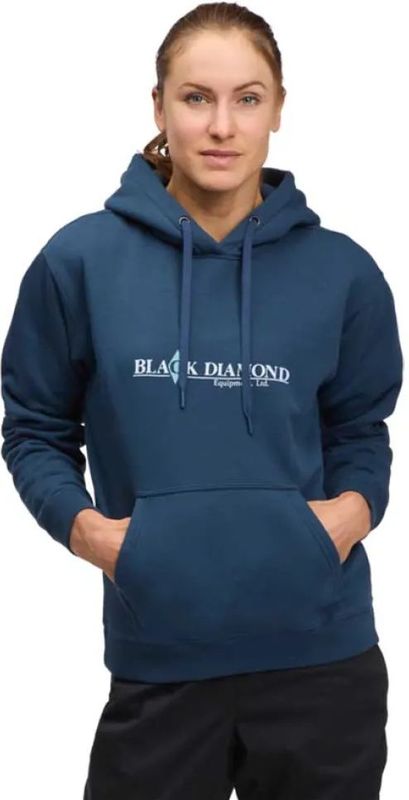 Dames Hoodie Black Diamond Heritage Wordmark PO