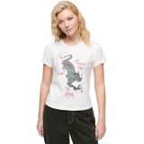 Superdry - W1011555A - T-shirt - Wit - Katoen - Korte Mouwen