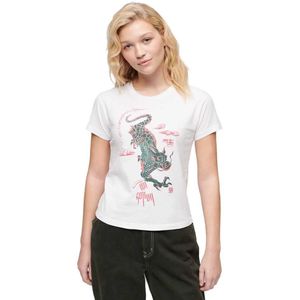 Superdry Kailash Dragon Fitted T-shirt Met Korte Mouwen