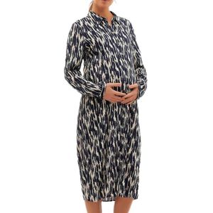 Vero Moda Joy Maternity Midi-jurk Met Lange Mouwen