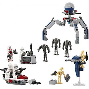 Lego Combat Pack: Clone And Combat Droid Soldier Construction Game Zilver