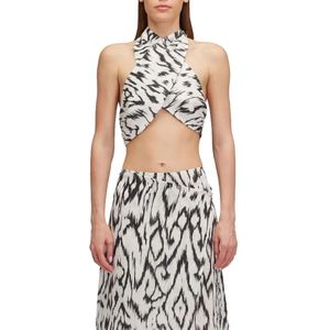 Sundek Cropped Linen Top