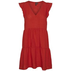 Vero Moda Kita Sleeveless Midi Dress Rood XL Vrouw