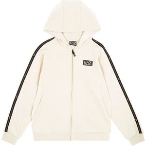 EA7 - Train Logo Series - Sweater - Beige - Casual - Katoen