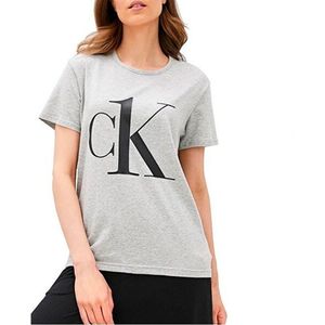 Calvin Klein Qs6436e Short Sleeve T-shirt Grijs L Vrouw