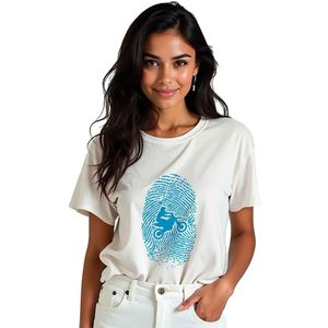 Kruskis Off Road Fingerprint T-shirt Met Korte Mouwen