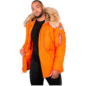 Alpha Industries Polar Jacket Oranje XL Man
