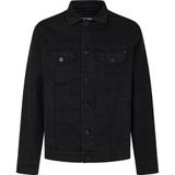 Pepe Jeans - PM402885 - Jas - Zwart - Casual - Katoen - Denim - Lange Mouwen