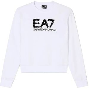 Ea7 Emporio Armani Train Logo Series Crystal Sweatshirt
