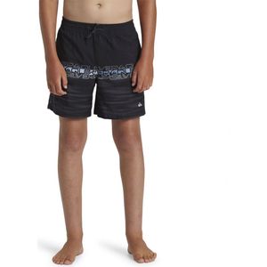 Quiksilver Wordblock 14´´ Swimming Shorts Zwart 12 Years Jongen
