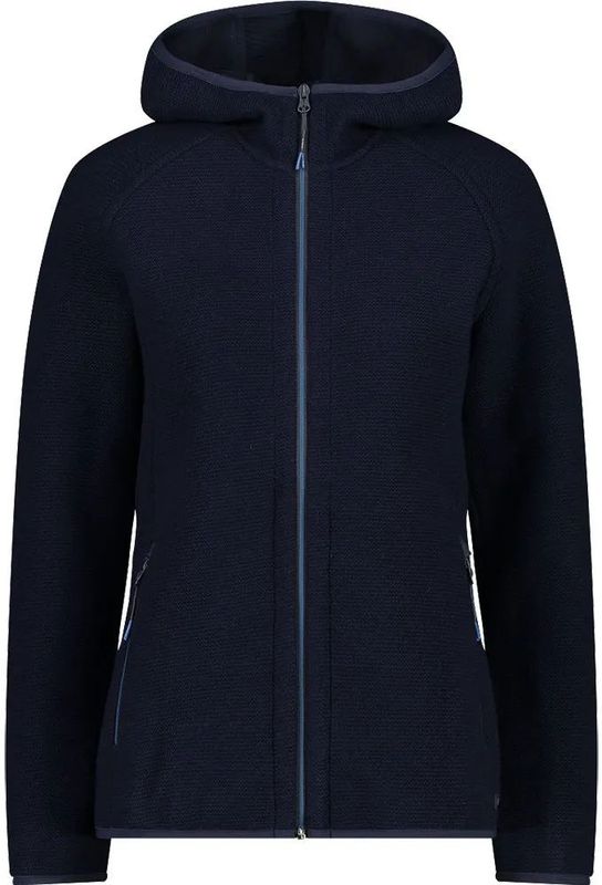 CMP - Wooltech Hoodie - Dames - Recycled Wooltech - Met Capuchon