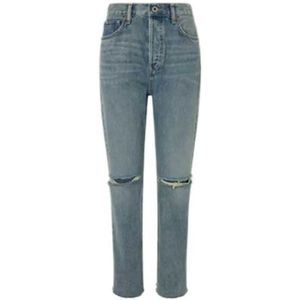 Pepe Jeans - PL204593MS0 - Rechte Jeans - Blauw - Casual - Biologisch Katoen