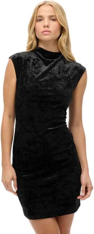 Superdry - Velvet Bodycon - Mouwloze Korte Jurk