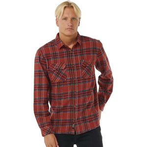 Rip Curl Griffin Flannel Long Sleeve Shirt Rood L Man
