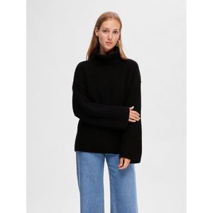 Selected Sefika High Neck Sweater Zwart 2XL Vrouw