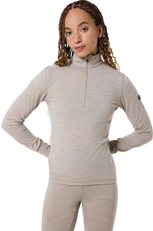 Super.natural - Tundra175 - Half Rits Lange Mouw T-shirt - Dames