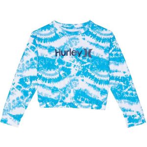 Hurley Tie Dye Sweatshirt Blauw 8-9 Years Meisje