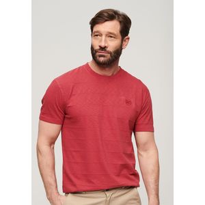 Superdry Vintage Texture Short Sleeve T-shirt Rood XL Man