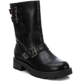 Xti - 14344101-NEGRO - Enkellaarsjes - Zwart - Plat - Ritssluiting - Casual