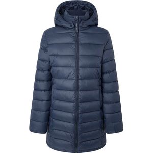 Pepe Jeans Maddie Long Puffer Jacket Blauw XS Vrouw