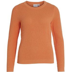 Vila Dalo Sweater Oranje XS Vrouw