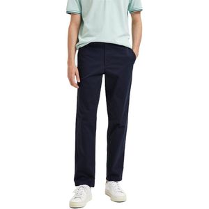Selected New Miles Straight Fit Chino Pants Blauw 28 / 32 Man