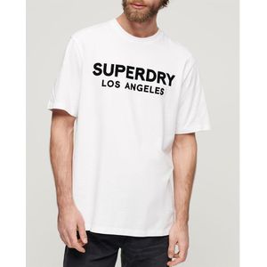 Superdry Luxury Sport Loose Short Sleeve T-shirt Wit M Man