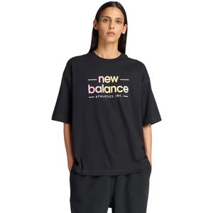 Oversized T-shirt - Verloopgrafiek - Ronde Hals - Korte Mouwen