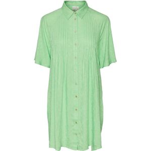 Yas Fira 3/4 Sleeve Short Dress Groen XL Vrouw