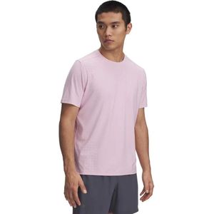 Under Armour - Launch Elite - T-shirt - Roze - Korte Mouwen - L