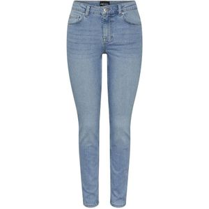 Pieces Nunna Slim Fit Lb250 Jeans Blauw 32 / 32 Vrouw