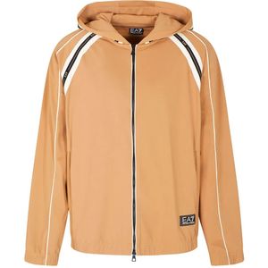 EA7voor mannen. 7M000958_AF17160 Train Logo Serie Jas M beige (XS), Casual, Polyamide